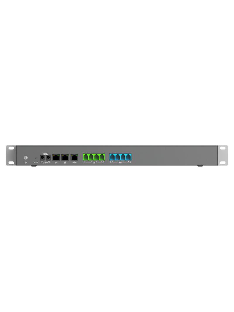 Grandstream UCM6304 IP PBX, 4 FXO + 4 FXS, up to 2000 Users, Rack-Mount, Video Meetings - view 2