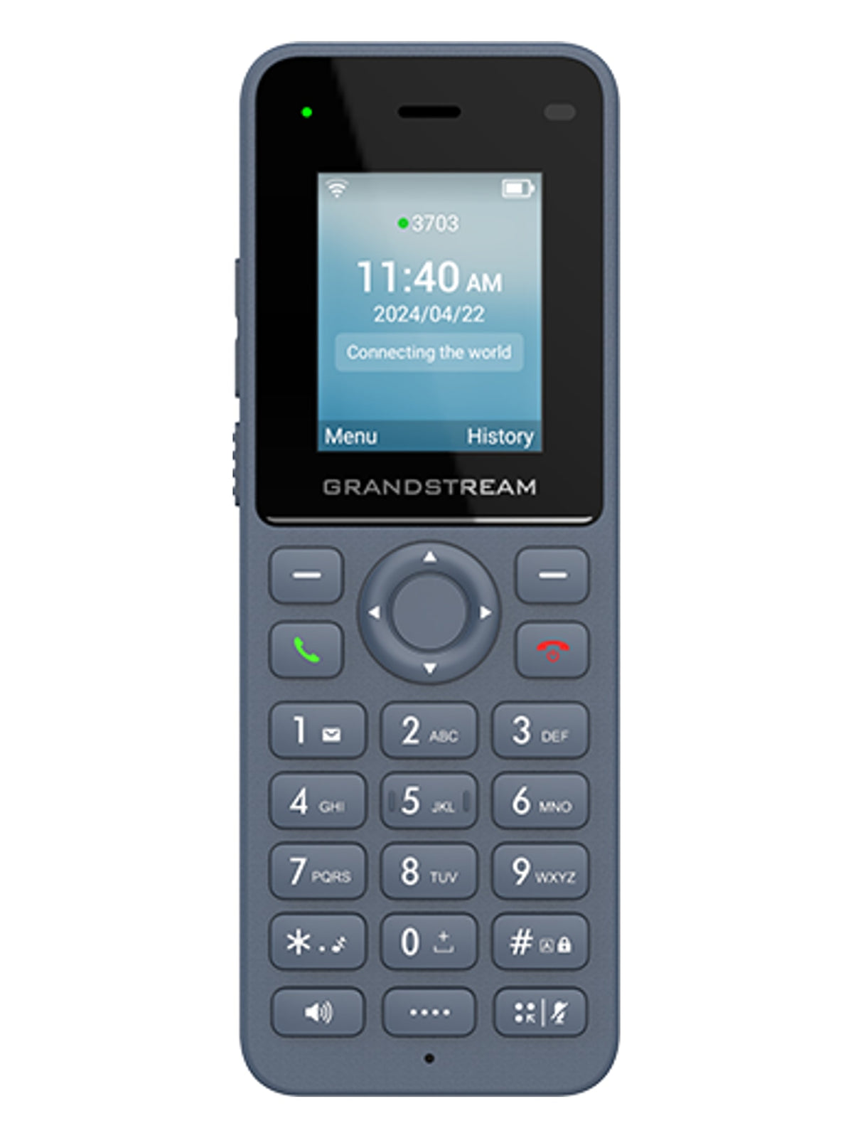 Grandstream WP816 Cordless Wi-Fi 6 IP Phone, 2 Lines, Bluetooth