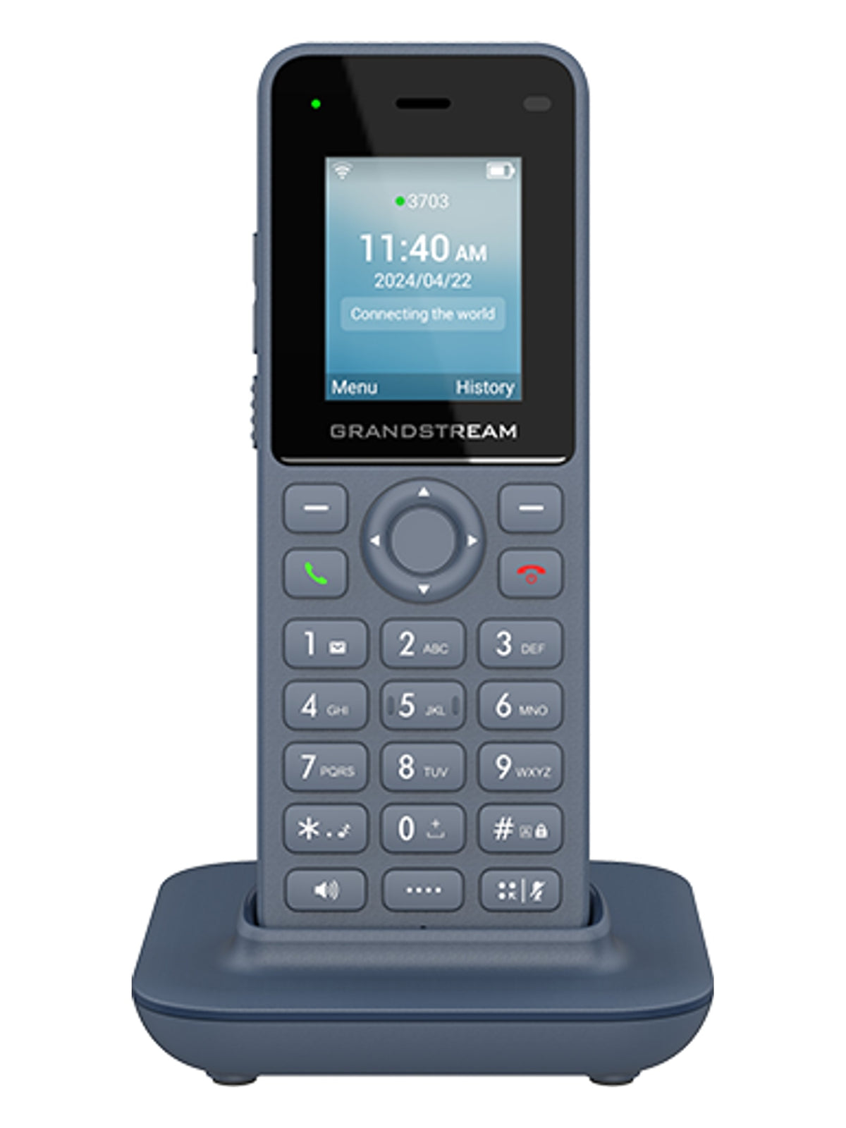 Grandstream WP816 Cordless Wi-Fi 6 IP Phone, 2 Lines, Bluetooth - view 2