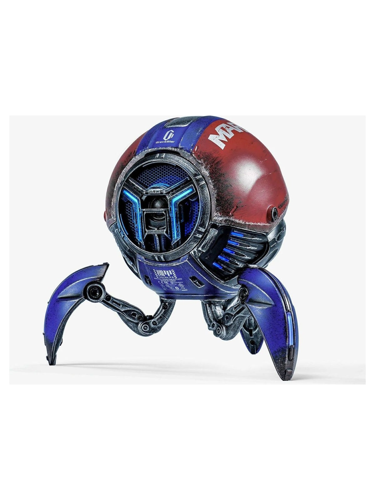 GravaStar Mars Pro Bluetooth Speaker, 20W with RGB Lights - Captain Blue - view 4