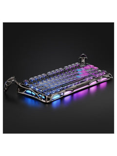 GravaStar Mercury K1 Pro 75% Wireless Mechanical Gaming Keyboard, Aluminum, Hot-Swap - Cyberpunk - view 3