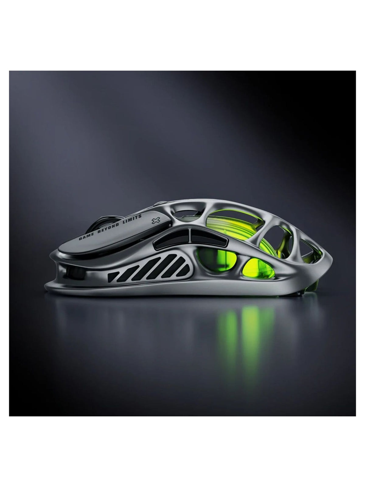 GravaStar Mercury M1 Pro Wireless Gaming Mouse, 26000 DPI Tri-Mode, Magnesium Alloy - Gunmetal Gray - view 3