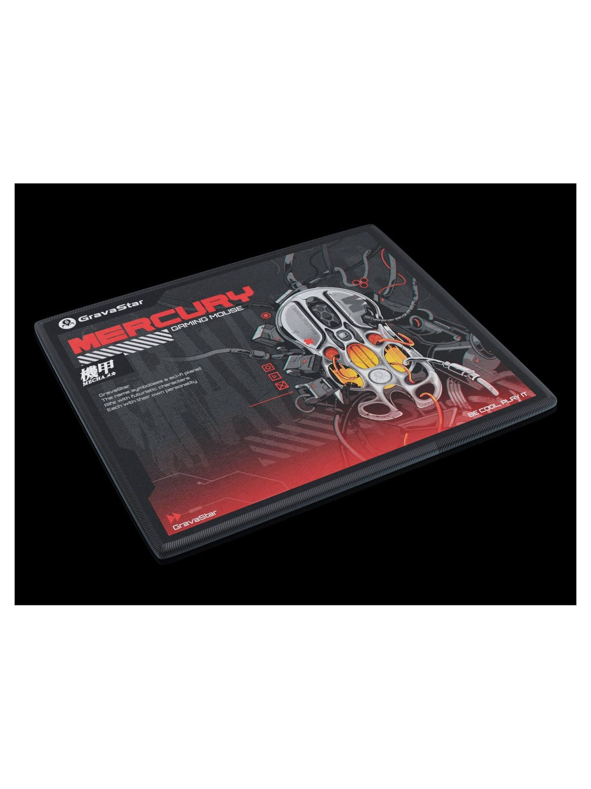 GravaStar Mercury Mini Gaming Mouse Pad, 300 x 250 mm