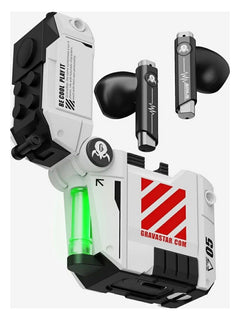 GravaStar Sirius P5 True Wireless Earbuds with Interchangeable Case, aptX - Defense Mecha White - view 2