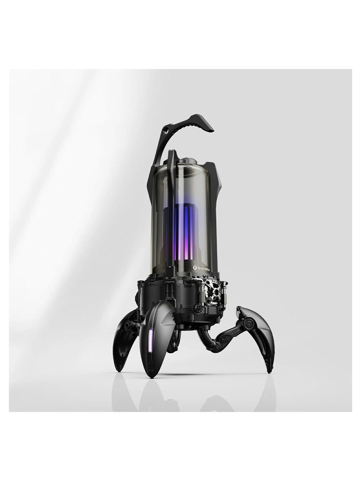 GravaStar Supernova Bluetooth Speaker and Lamp, 25W with LED Lighting - Matt Black - view 2