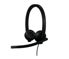 Logitech Wired H570e UC Stereo USB Headset (Black) - view 4