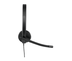 Logitech Wired H570e UC Stereo USB Headset (Black) - view 6