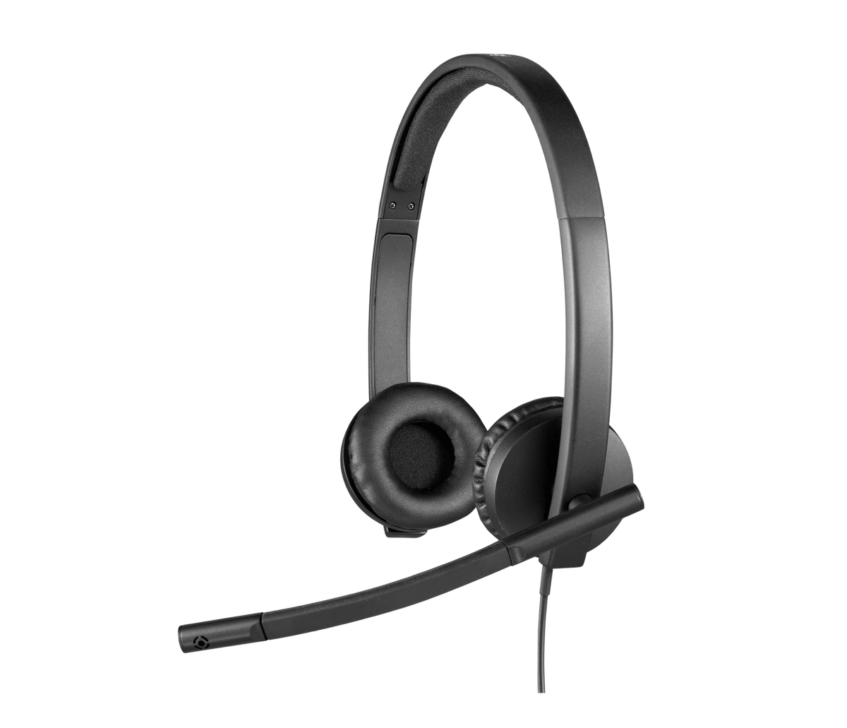 Logitech Wired H570e UC Stereo USB Headset (Black)