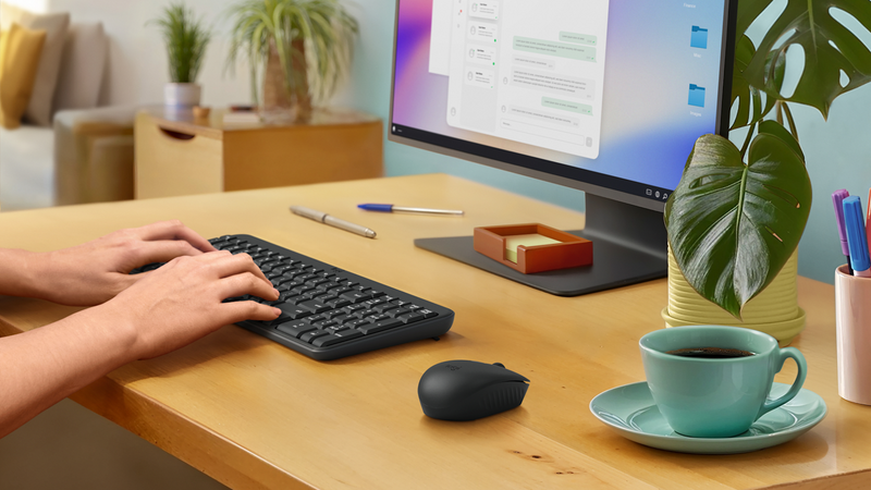 Logitech Wireless Combo MK250 (EN-AR/Graphite) - view 5