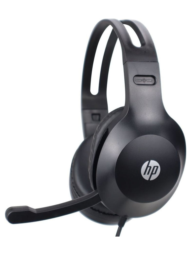 HP DHH-1601 Wired Stereo Headset with Microphone, 40mm Drivers