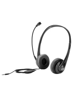 HP Stereo 3.5mm Wired Headset with Boom Microphone