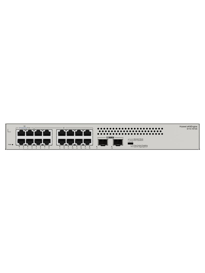 Huawei S110-16T2S 16-Port Gigabit Switch - view 3