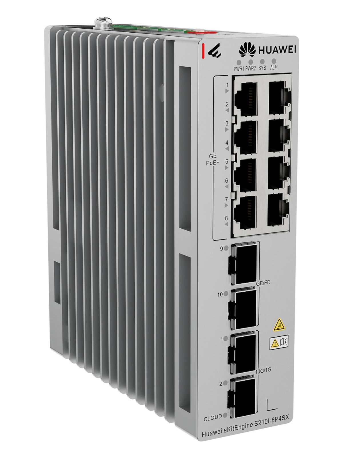 Huawei S210I-8P4SX Industrial 8-Port Gigabit PoE+ Switch