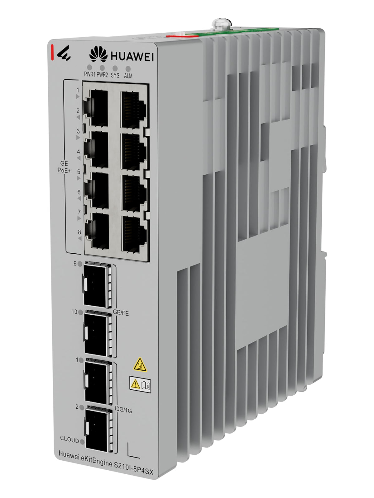 Huawei S210I-8P4SX Industrial 8-Port Gigabit PoE+ Switch - view 2