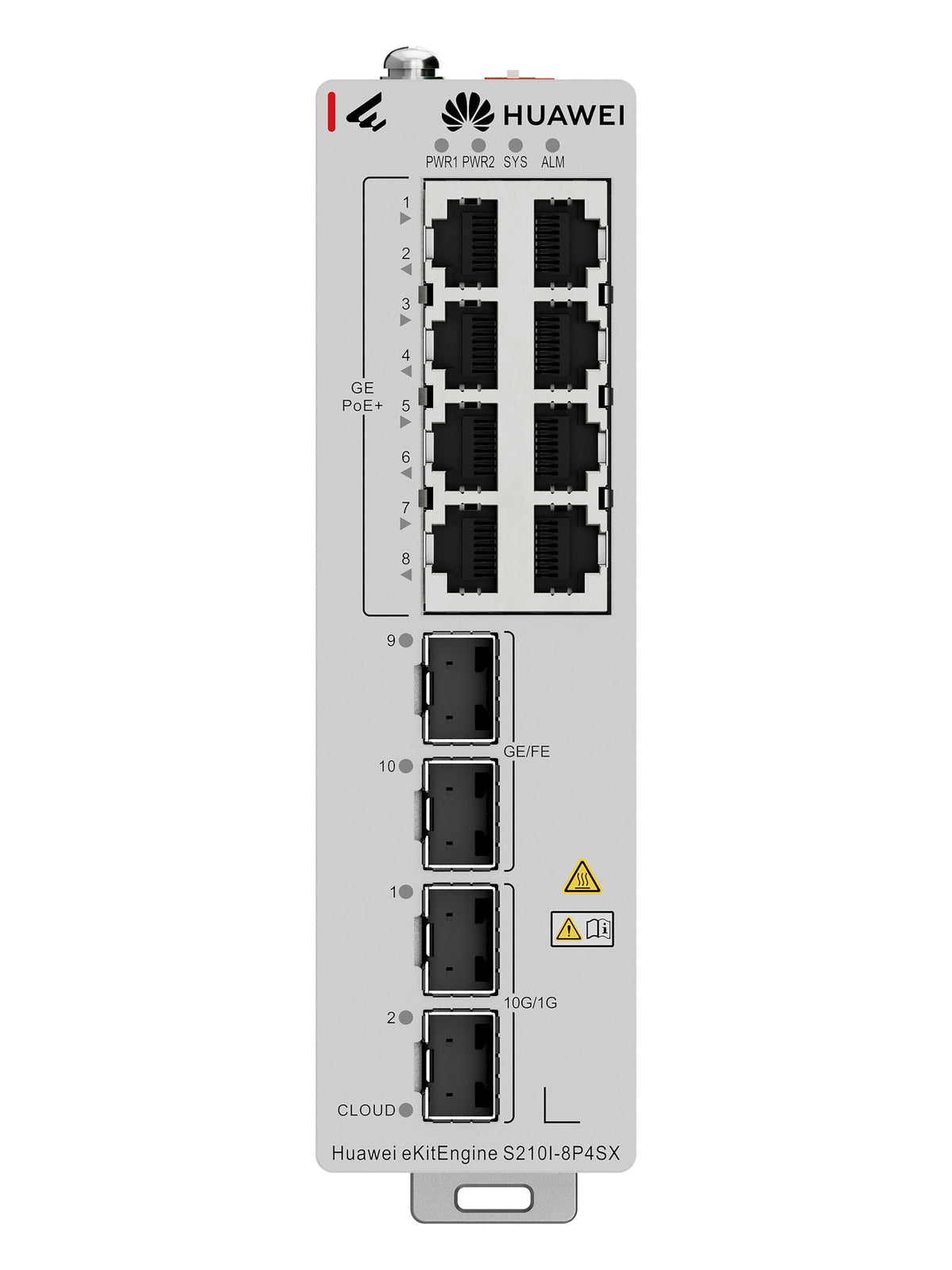 Huawei S210I-8P4SX Industrial 8-Port Gigabit PoE+ Switch - view 3