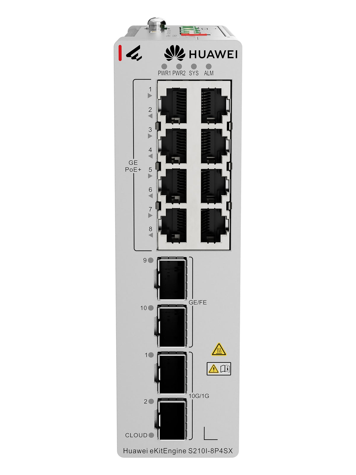 Huawei S210I-8P4SX Industrial 8-Port Gigabit PoE+ Switch - view 4