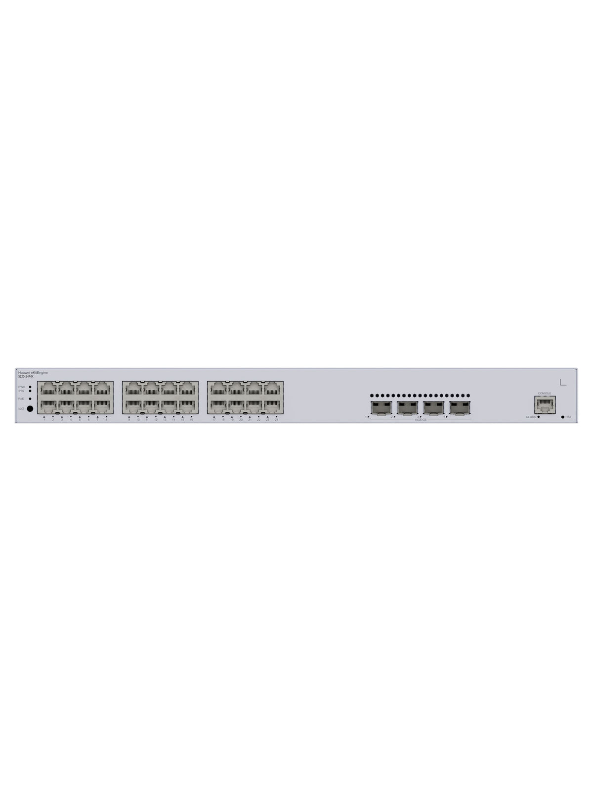 Huawei S220-24P4X 24-Port Gigabit PoE+ Managed Switch - view 4