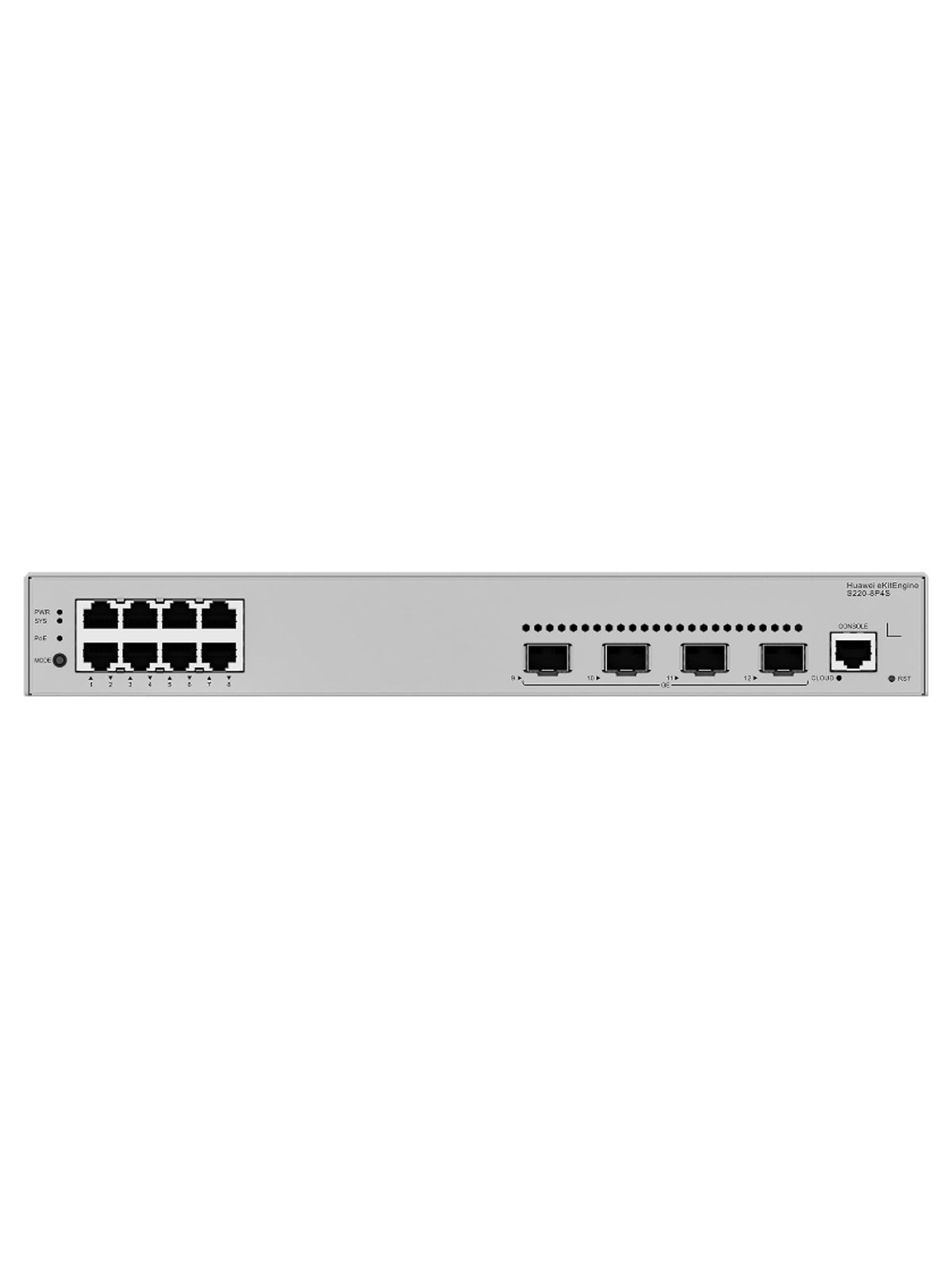 Huawei S220-8P4S 8-Port Gigabit PoE+ Managed Switch - view 3