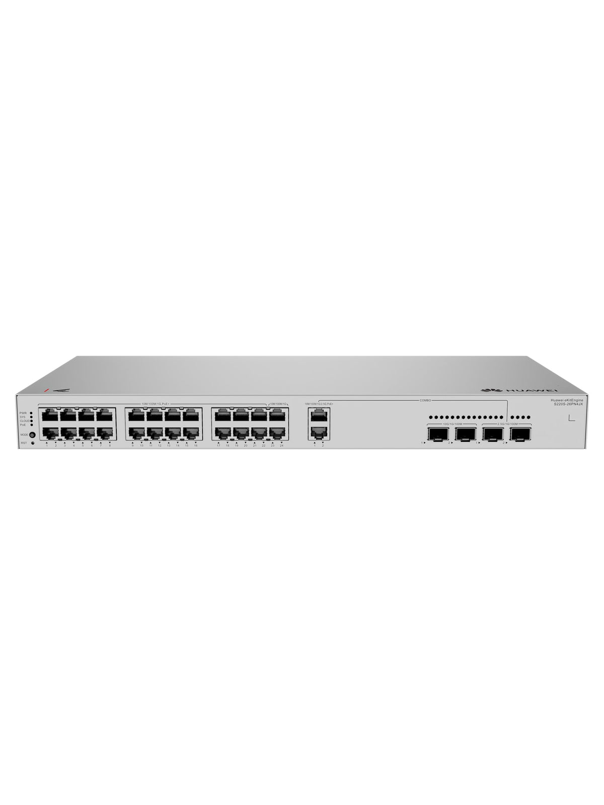 Huawei S220S-26PN4JX 26-Port PoE+ Managed Switch - view 4
