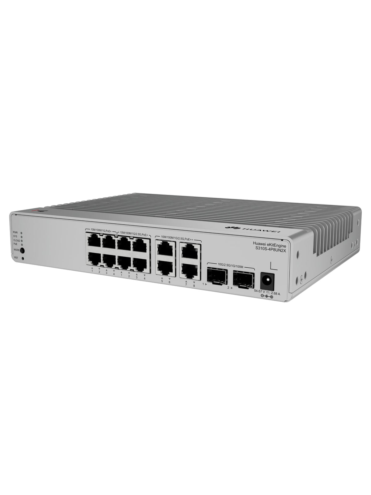 Huawei S310S-8P4UN2X 12-Port PoE+/PoE++ Managed Switch - view 2