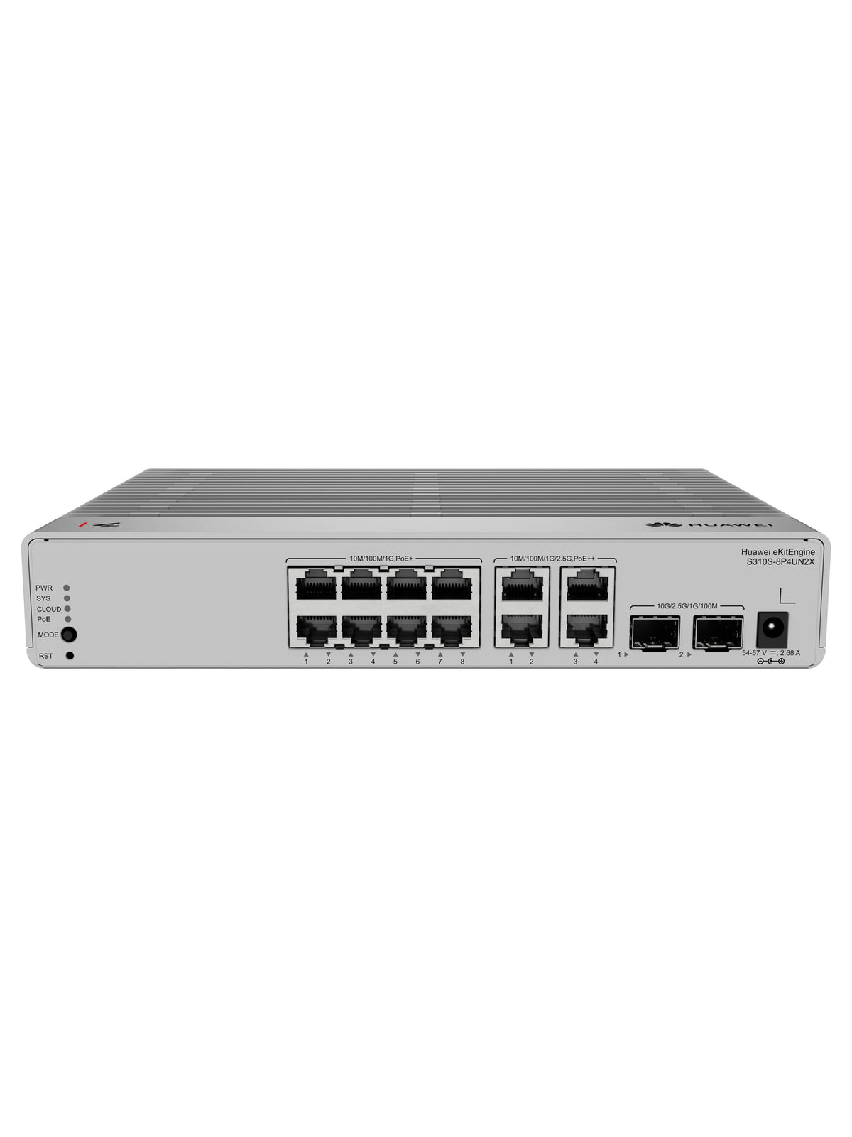 Huawei S310S-8P4UN2X 12-Port PoE+/PoE++ Managed Switch - view 4