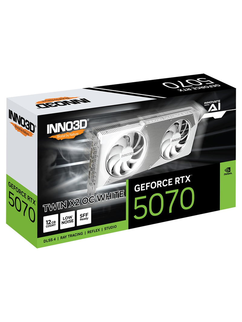 INNO3D GeForce RTX 5070 TWIN X2 OC WHITE 12GB GDDR7 - view 5