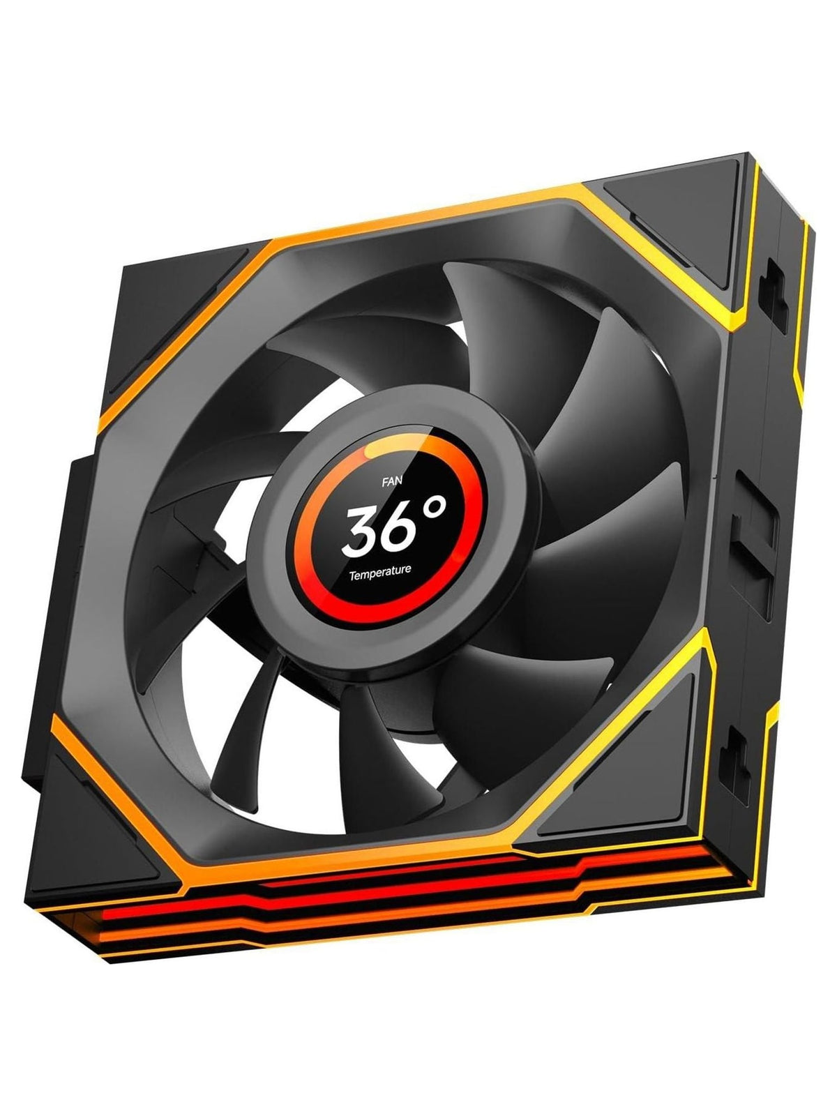 Jungle Leopard Interstellar V4 LCD 120mm ARGB Fan with 1.5" LCD Screen