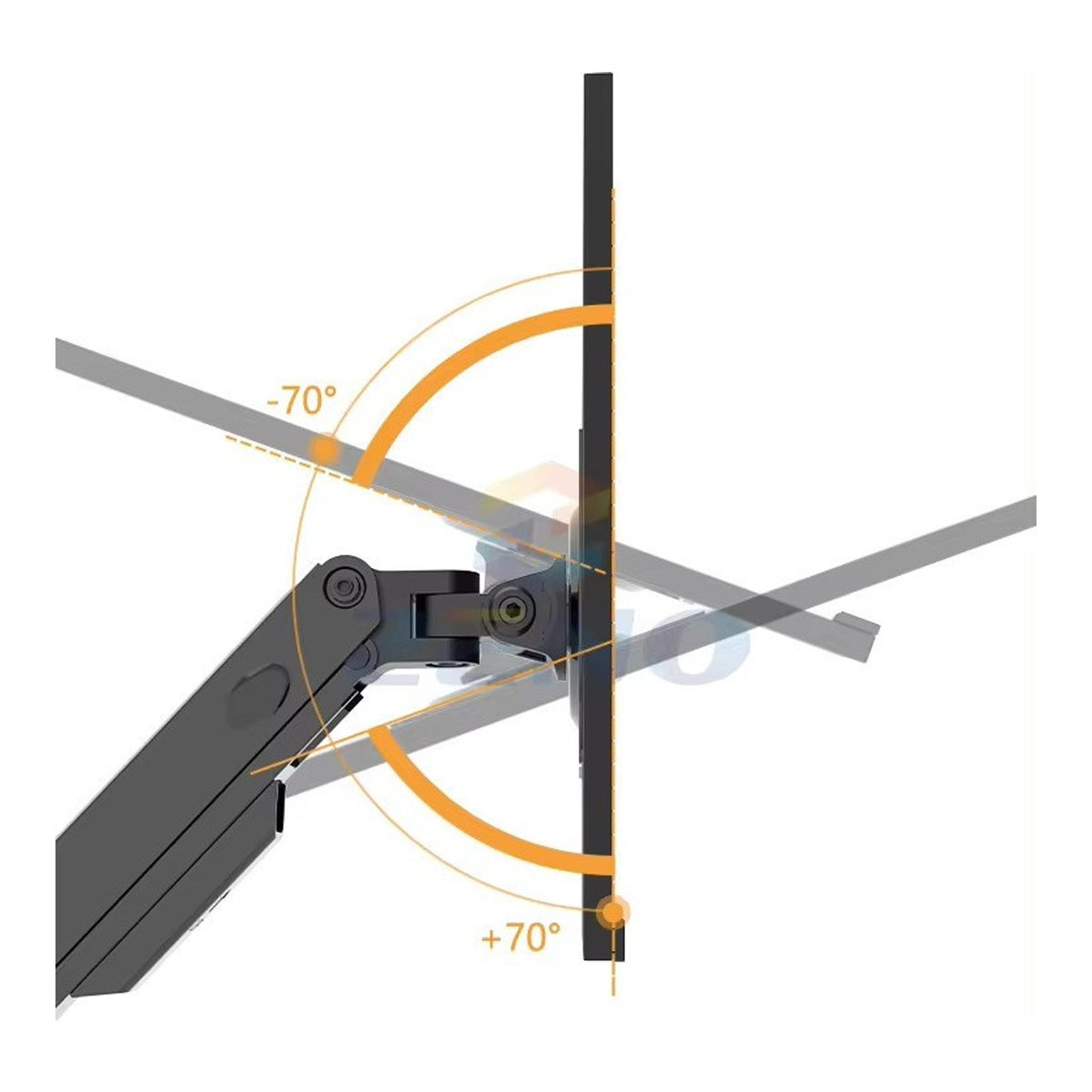 KALOC Adjustable Single Arm for Laptops up to 17.3 Inches - view 5