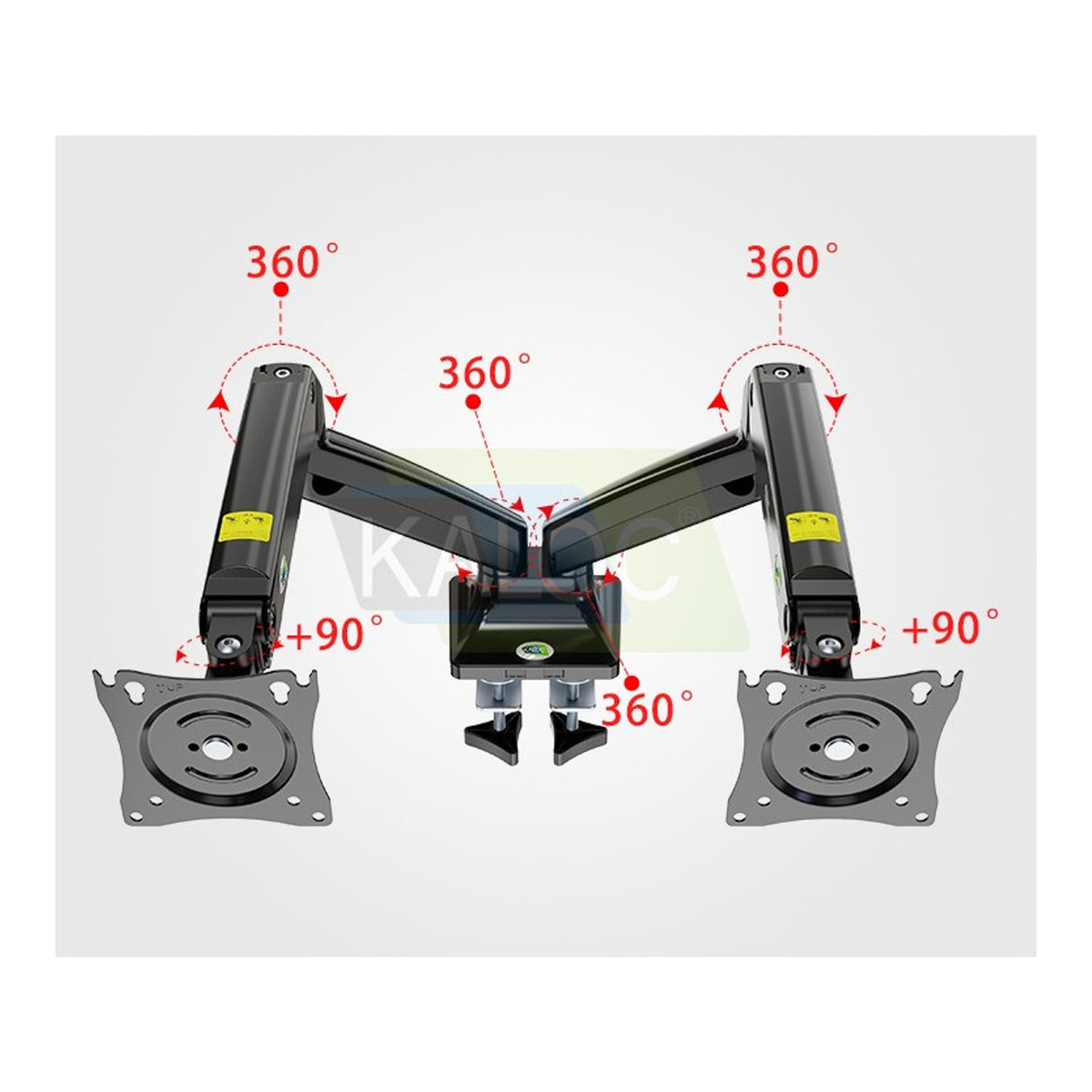 KALOC DS110-2B PRO ERGO Dual Monitor Arm - view 7