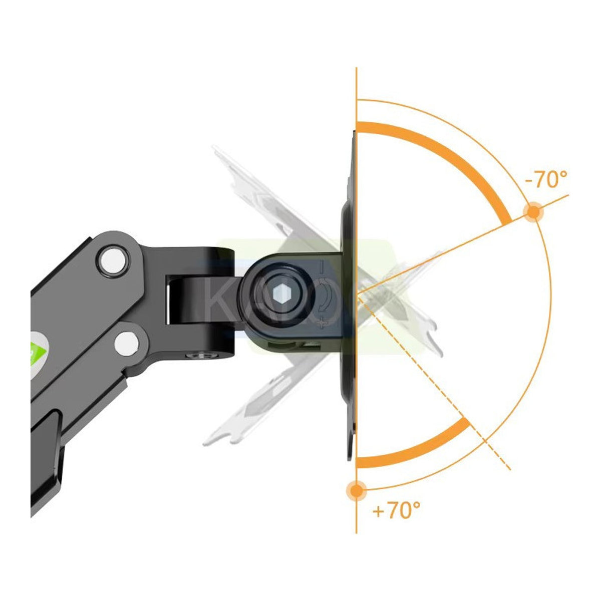 KALOC DS160-2B PRO ERGO Dual Monitor Arm - view 4