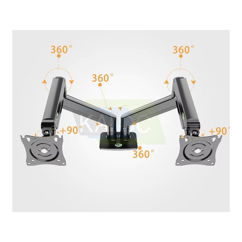 KALOC DS160-2B PRO ERGO Dual Monitor Arm - view 7