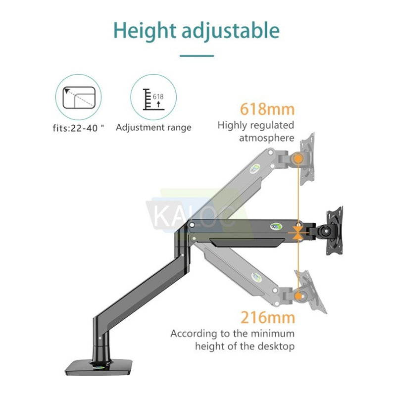 KALOC DS160 STUDIO MASTER Ergonomic Monitor Arm - view 3