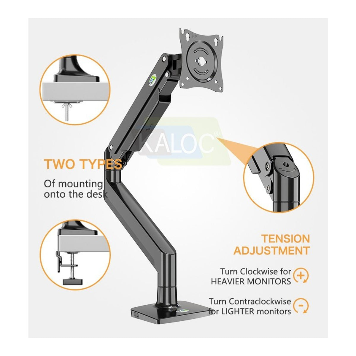KALOC DS160 STUDIO MASTER Ergonomic Monitor Arm - view 6