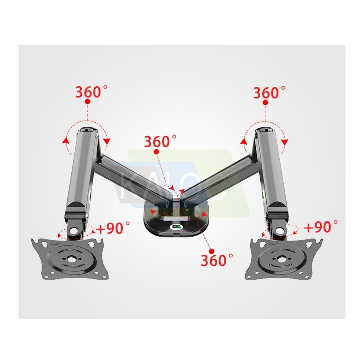 KALOC DS200-2B Ergonomic Dual Monitor Arm - view 7