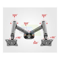 KALOC DS200-2B Ergonomic Dual Monitor Arm - view 7