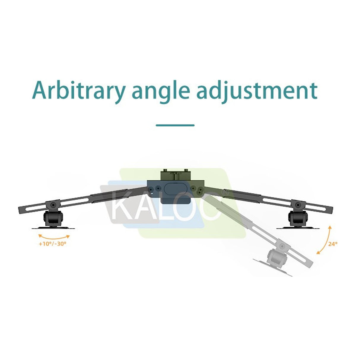 KALOC DZ220J IRONBOUND Stability DUAL Monitor Arm - view 6