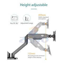 KALOC Ergonomic Dual Monitor & Laptop Arm - view 4