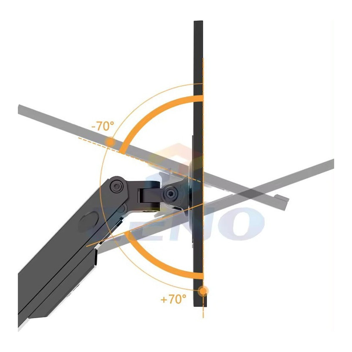 KALOC Ergonomic Dual Monitor & Laptop Arm - view 5