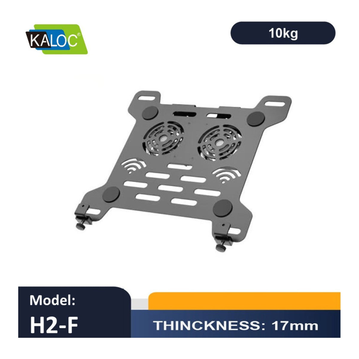 KALOC KLC-H2-F/B Laptop Holder for Monitor Arm