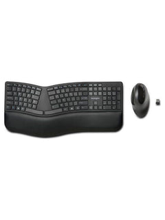 Kensington Pro Fit Ergo Wireless Keyboard and Vertical Mouse Combo, Bluetooth + 2.4 GHz - Black - view 3