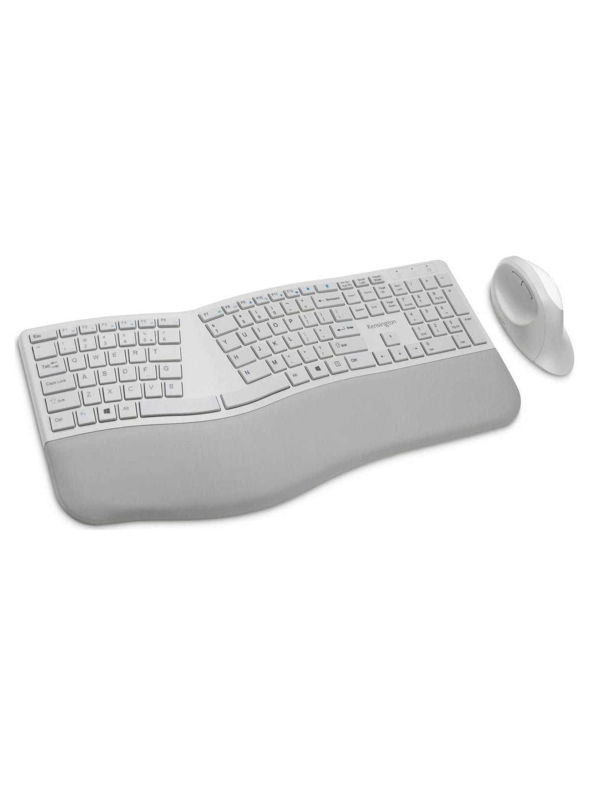 Kensington Pro Fit Ergo Wireless Keyboard and Vertical Mouse Combo, Bluetooth + 2.4 GHz - Grey - view 7
