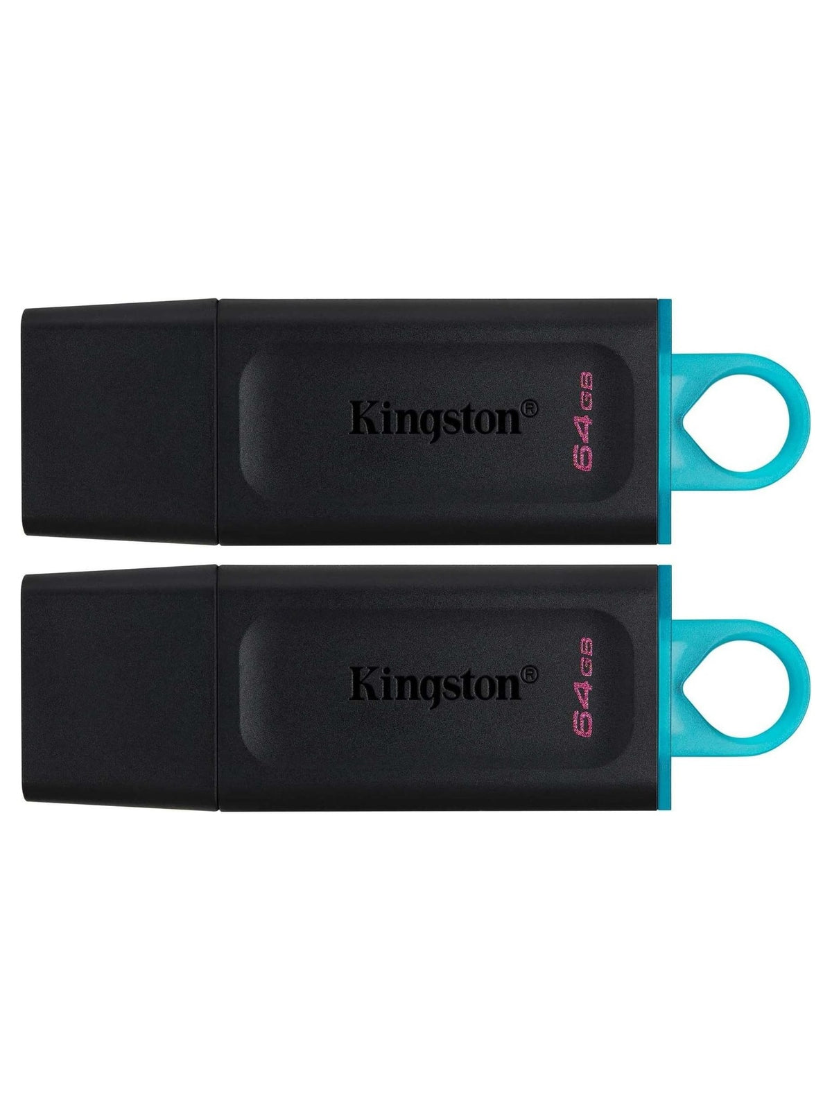Kingston DataTraveler Exodia 64GB USB Flash Drive (Black + Teal)