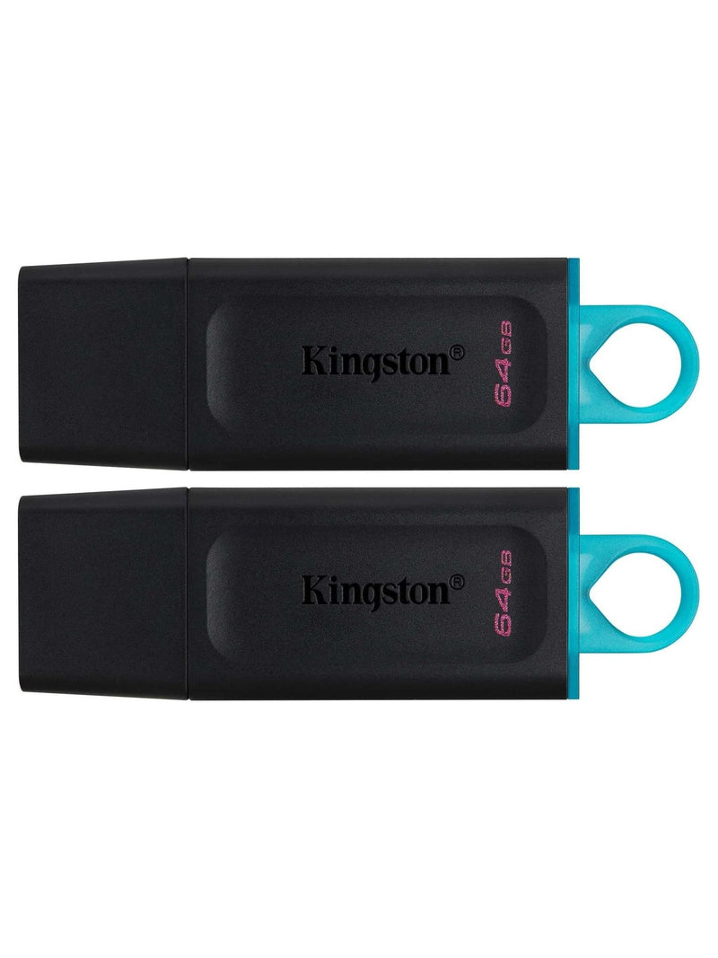 Kingston DataTraveler Exodia 64GB USB Flash Drive (Black + Teal)
