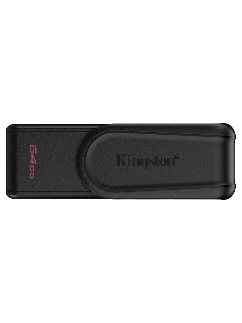 Kingston DataTraveler Exodia S 256GB USB Flash Drive (Black/Orange) - view 2