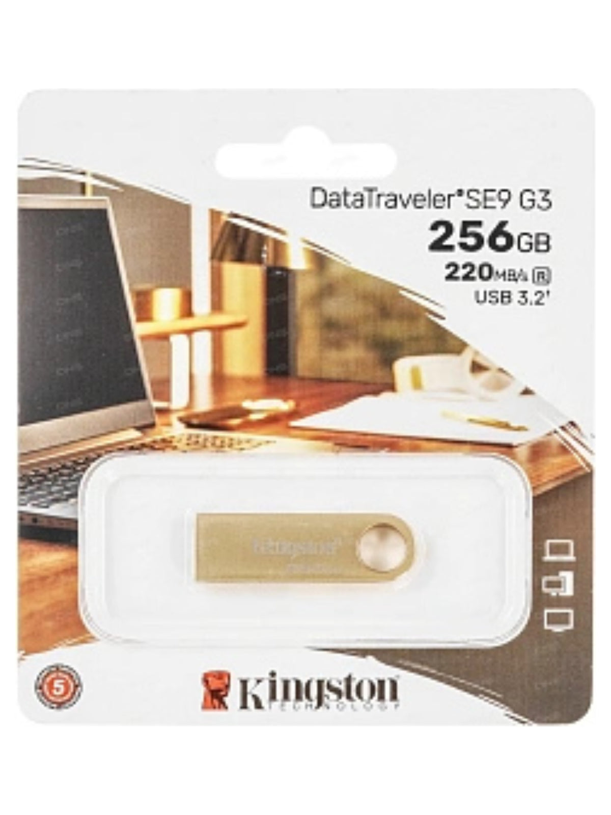Kingston DataTraveler SE9 G3 256GB USB Flash Drive - view 3