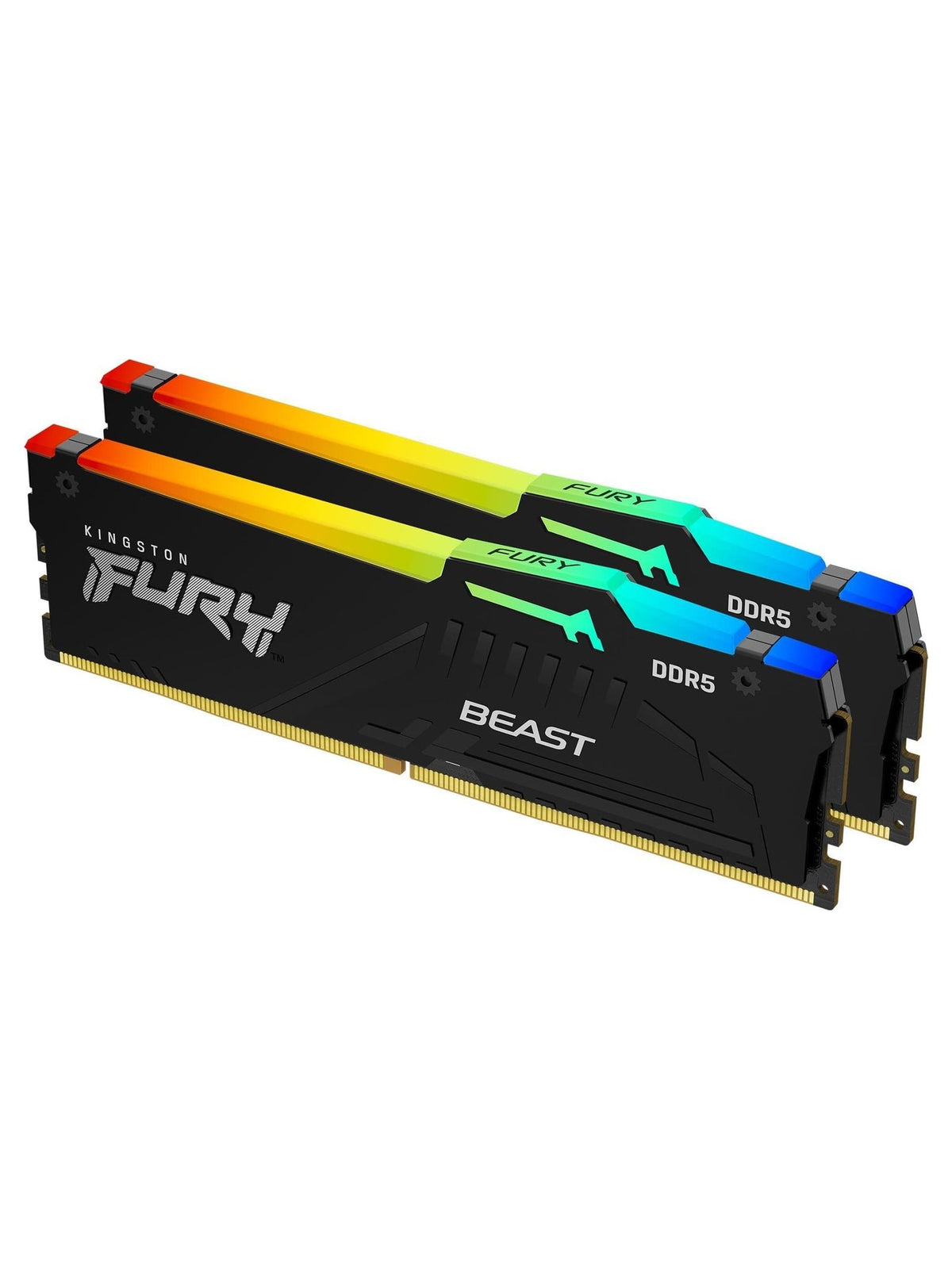 Kingston FURY Beast 16GB (2x8GB) DDR5 6000MHz CL30 Desktop RAM (DIMM) - Black RGB - view 5