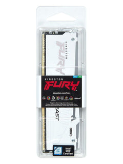 Kingston FURY Beast 16GB DDR5 5600MHz CL40 Desktop RAM (DIMM) - White RGB - view 12