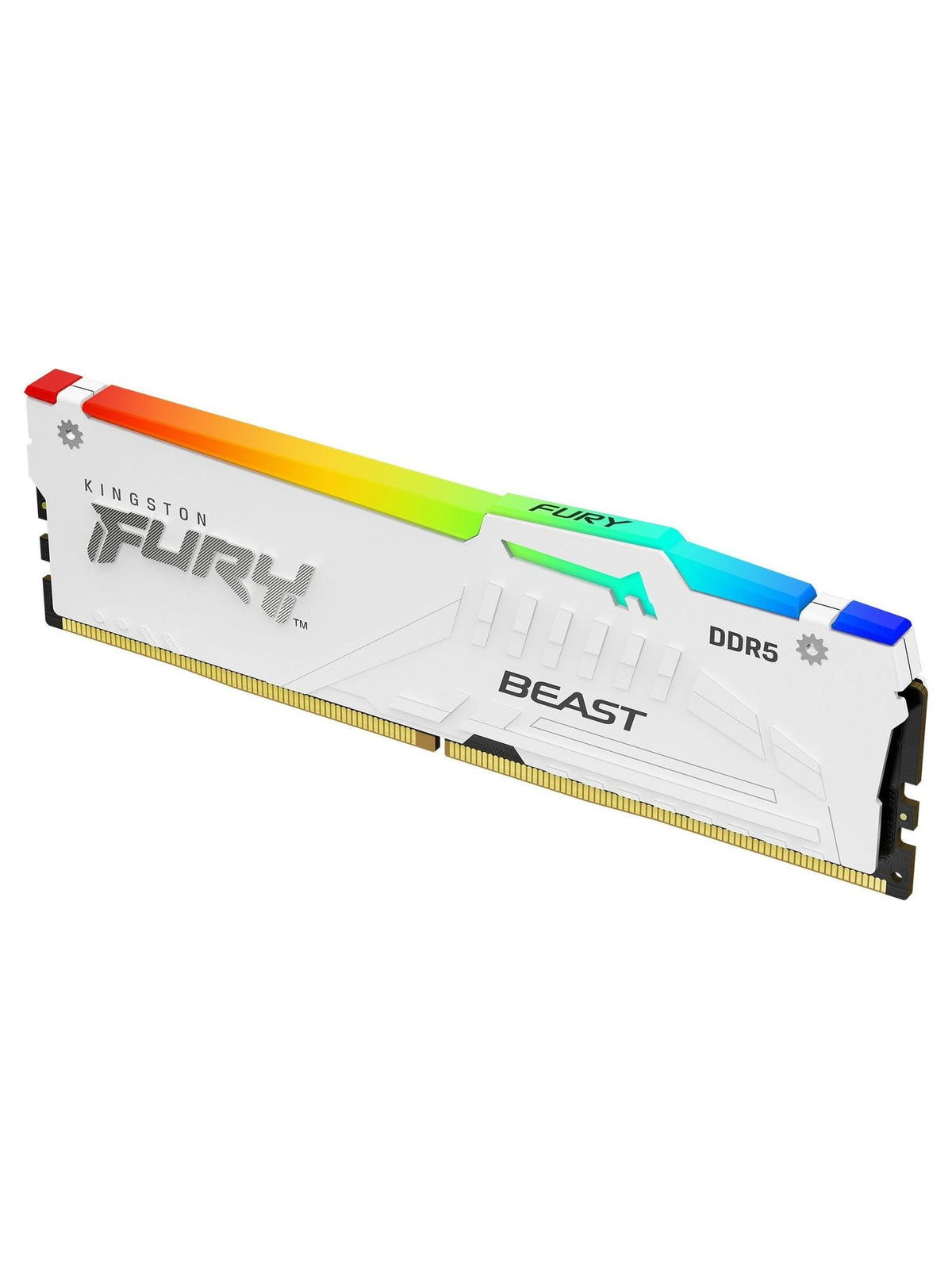 Kingston FURY Beast 16GB DDR5 6000MHz CL30 Desktop RAM (DIMM) - White RGB - view 11