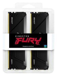 Kingston FURY Beast 64GB (2x32GB) DDR4 3200MHz CL16 Desktop RAM (DIMM) - Black RGB - view 6