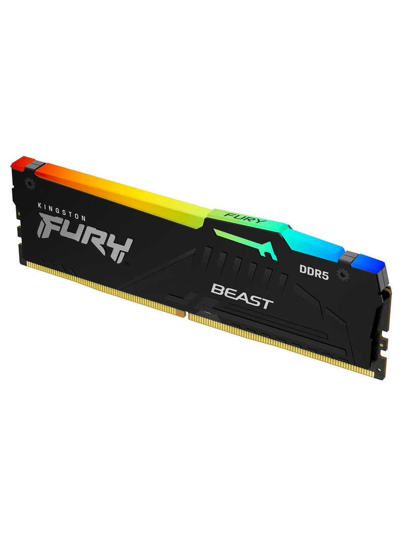 Kingston FURY Beast 8GB DDR5 6000MHz CL30 Desktop RAM (DIMM) - Black RGB - view 5